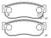 剎車片 Brake Pad Set:41060-01A26