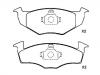 剎車片 Brake Pad Set:1H0 698 151 A