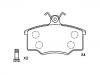 剎車片 Brake Pad Set:431 698 151 E