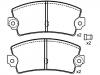 剎車(chē)片 Brake Pad Set:77 01 602 289