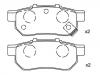 Brake Pad Set:43022-SAA-E50