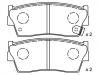 Brake Pad Set:55200-60810